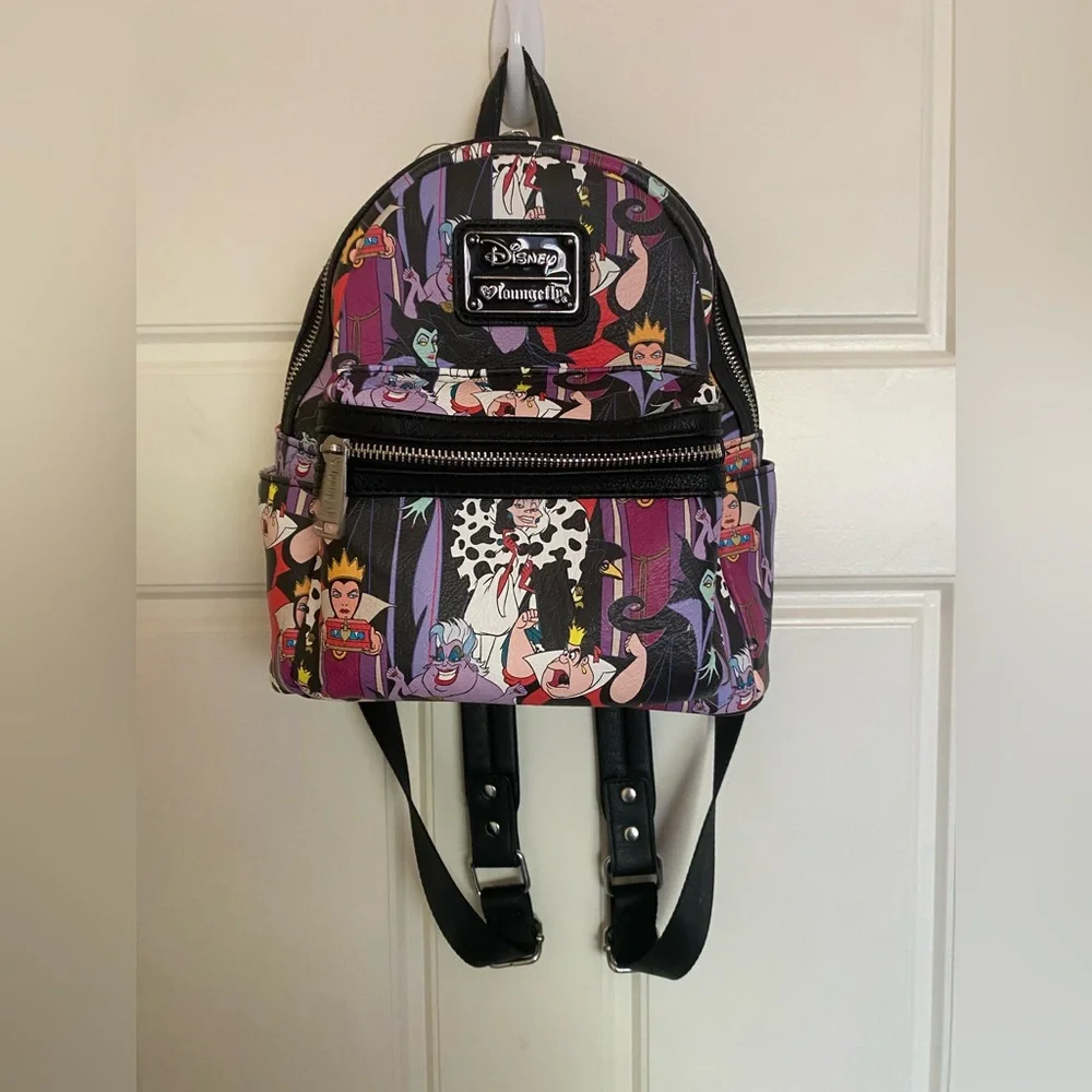 Loungefly Disney Villains Mini Backpack - Picture 1 of 9